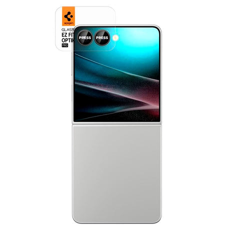 Samsung Galaxy Z Flip7 - Spigen Glass tR EZ Fit Optik Pro HD - 2 stk - Sort