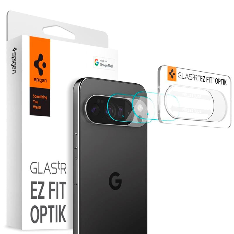 Spigen - Google Pixel 10 Pro - Glass tR EZ Fit Optik Kameralinsebeskyttelsesglas - 2 stk - Gennemsigtig