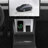 Spigen Trådløs Opladning Cover til Tesla Model Y Juniper - Hvid