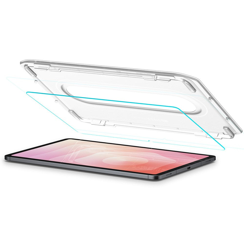 Spigen Samsung Galaxy Tab S11 Glass tR EZ Fit Pro Skærmglas m. Installationsramme - Gennemsigtig