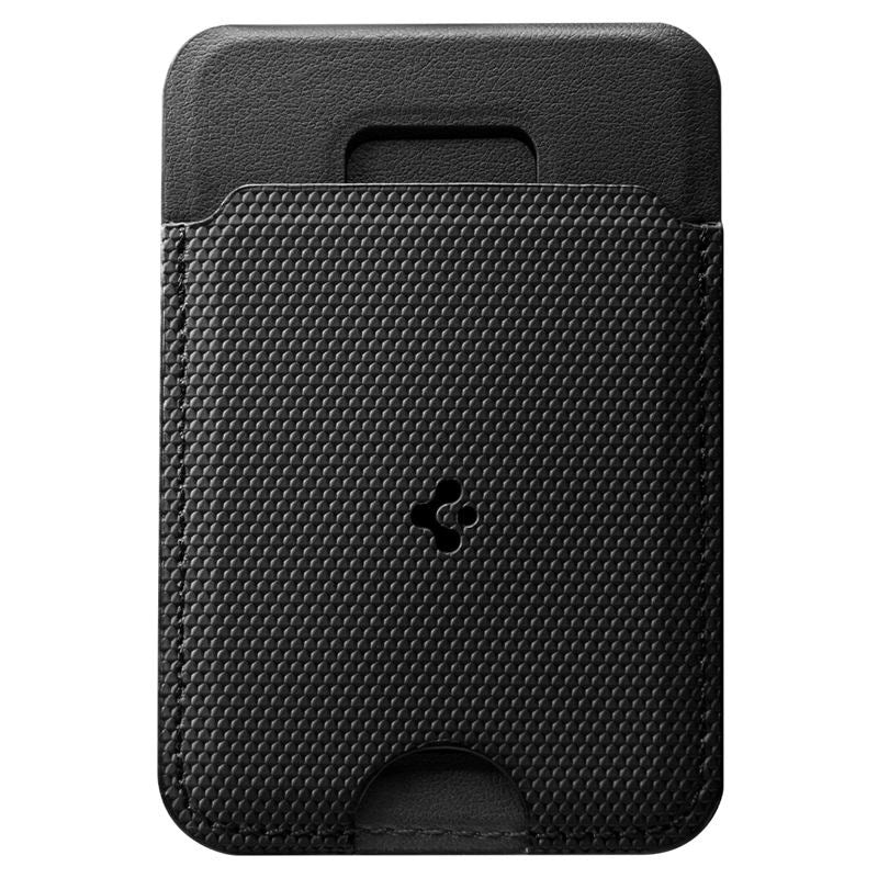 Spigen Slim Fold Kortholder - 1 Kort - Ståfunktion - MagSafe Kompatibel - Sort