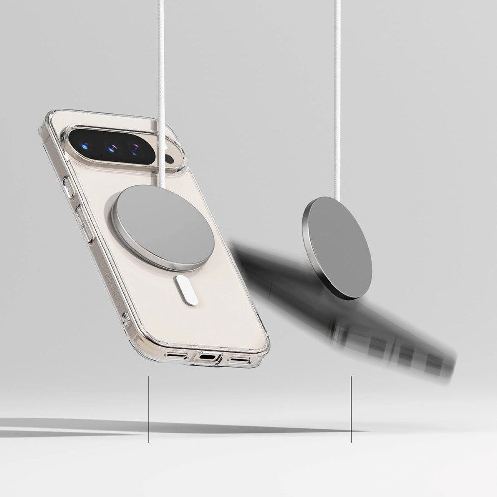 Google Pixel 10 Pro XL Fusion Mobil Cover - MagSafe Kompatibel - Gennemsigtig