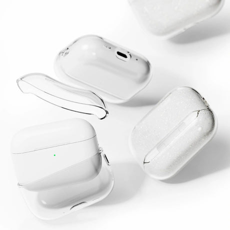 Ringke Air Cover - Apple AirPods Pro (3. gen.) - Gennemsigtig / Glitter