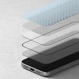 Ringke iPhone 17 Pro Easy Slide Antireflekterende Hærdet Skærmglas m. Installationsramme - Gennemsigtig