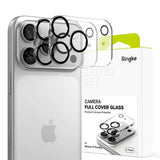 iPhone 17 Pro Max Ringke Kamerabeskyttelsesglas - 2 stk. - Gennemsigtig / Sort