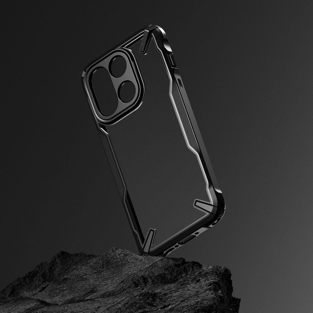 Ringke Fusion X OnePlus 15 Mobil Cover - Gennemsigtig / Sort
