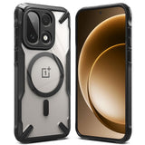 Ringke OnePlus 15 Fusion X Bagside Cover - MagSafe Kompatibel - Sort / Gennemsigtig