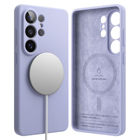 Samsung Galaxy S26 Ultra Ringke Silikone Bagside Cover - MagSafe Kompatibel - Lilla