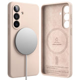 Samsung Galaxy S26 Ringke Silikone Bagside Cover - MagSafe Kompatibel - Lyserød