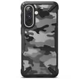 Samsung Galaxy A57 Ringke Fusion X Bagside Cover - Sort Camouflage