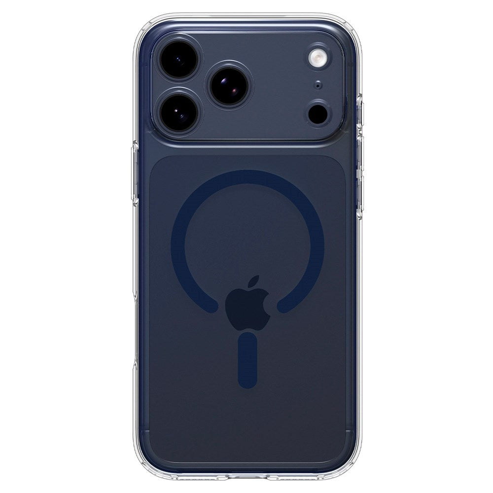 Spigen iPhone 17 Pro Ultra Hybrid Bagside Cover - MagSafe Kompatibel - Gennemsigtig / Blå