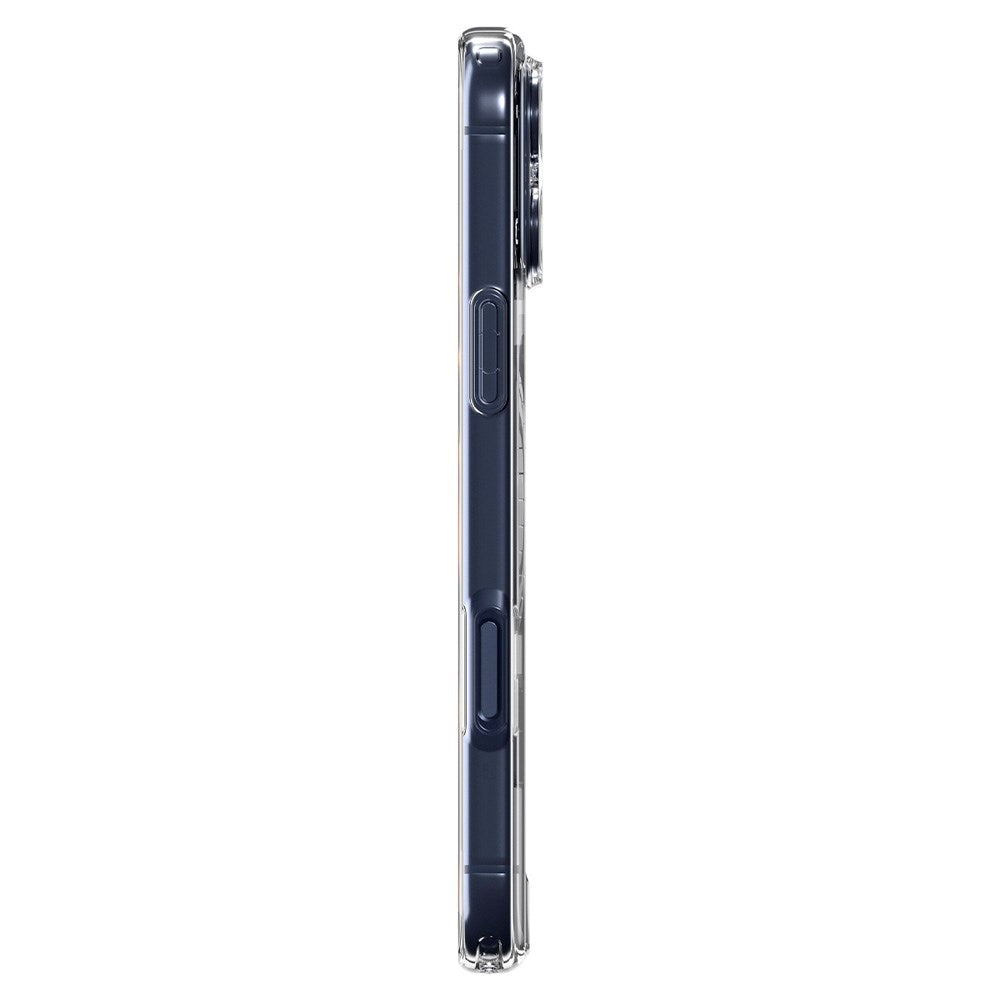 Spigen iPhone 17 Pro Ultra Hybrid Bagside Cover - MagSafe Kompatibel - Gennemsigtig / Blå