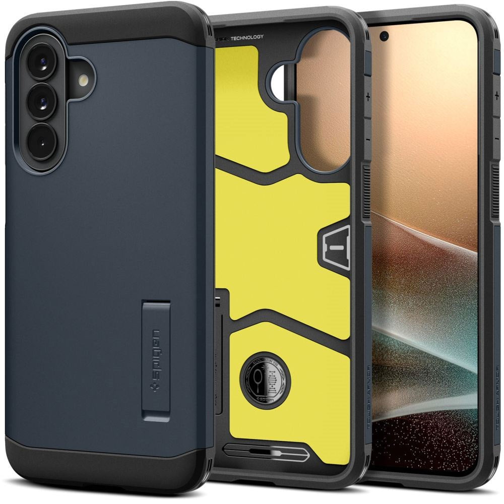 Samsung Galaxy A57 Spigen Tough Armor T Case m. Kickstand - Blå