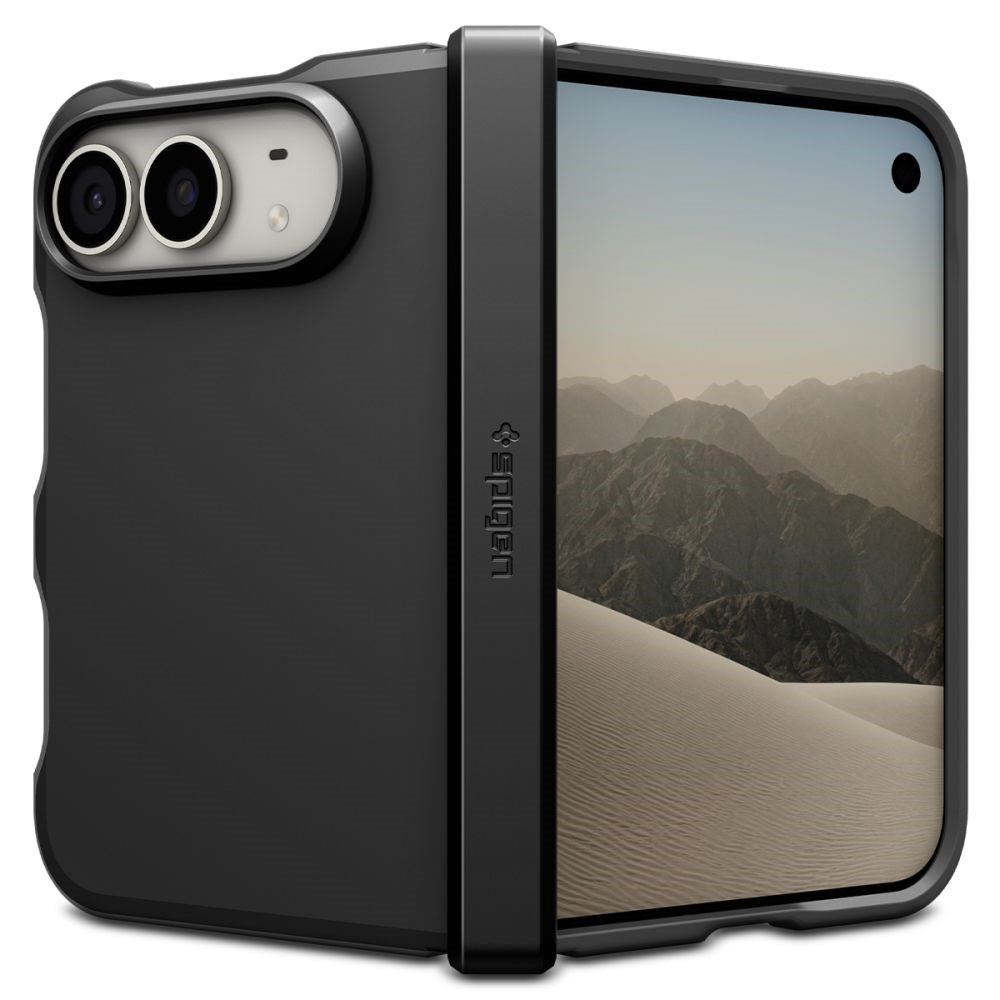 Spigen iPhone Duo Tough Amor Mag Mobil Cover - MagSafe Kompatibel - Sort