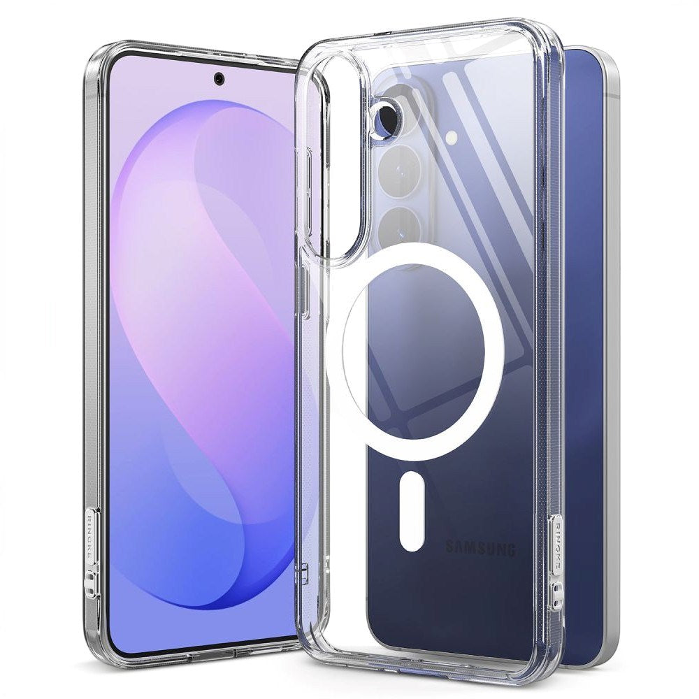 Ringke Samsung Galaxy S26 FE Fusion Magnetic Bagside Cover - MagSafe Kompatibel - Gennemsigtig