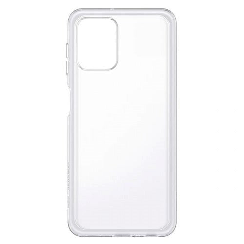 Original Samsung Galaxy A22 (4G) Soft Clear Bagside Cover (EF-QA225TT) - Gennemsigtig