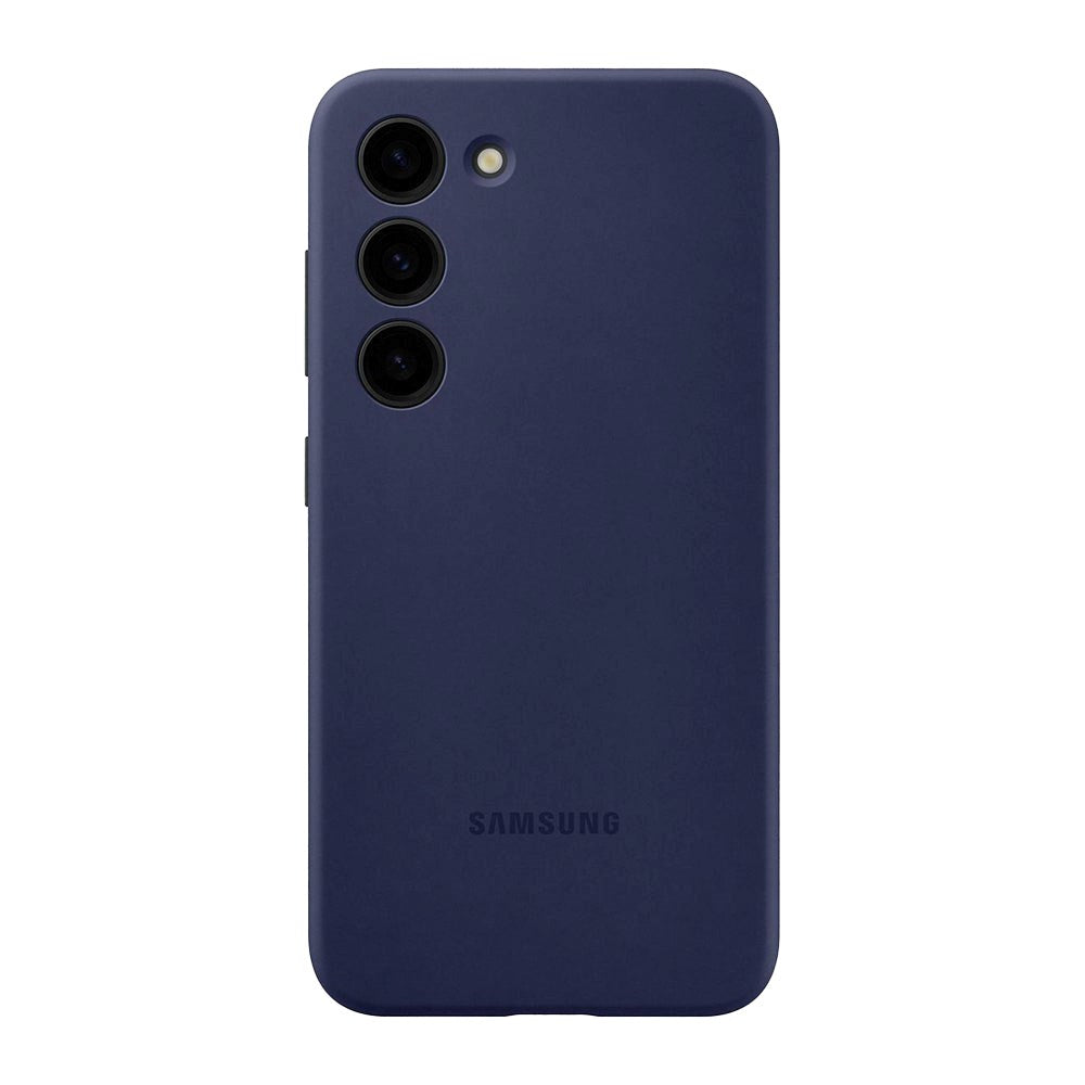 Original Samsung Galaxy S23 Silikone Bagside Cover - Blå (EF-PS911TNEGWW)