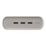 Samsung batteripakke med. 20 000 mAh Powerbank 45W og USB-C-kabel 30 cm - Beige