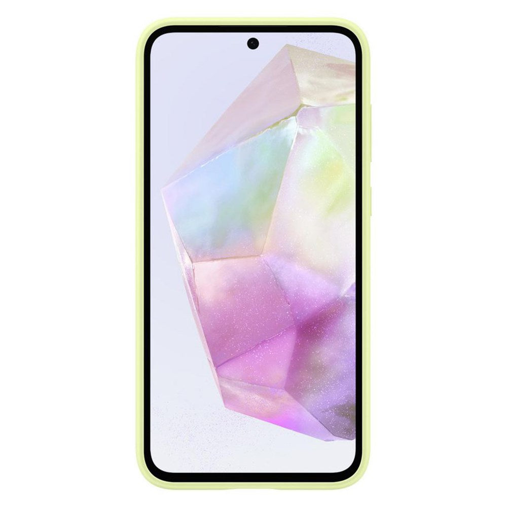 Originalt Samsung Galaxy A35 (5G) Silikon Bakdeksel - Lime (EF-PA356TMEGWW)