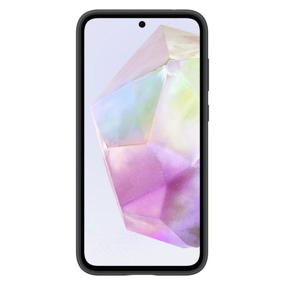 Originalt Samsung Galaxy A35 (5G) silikon bakdeksel - svart (EF-PA356TBEGWW))
