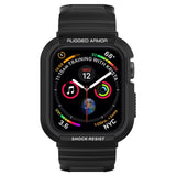Apple Watch SE/6/5/4 (44 mm) SPIGEN Rugged Armor Pro-deksel - TPU-deksel inkl. Stropp - Svart