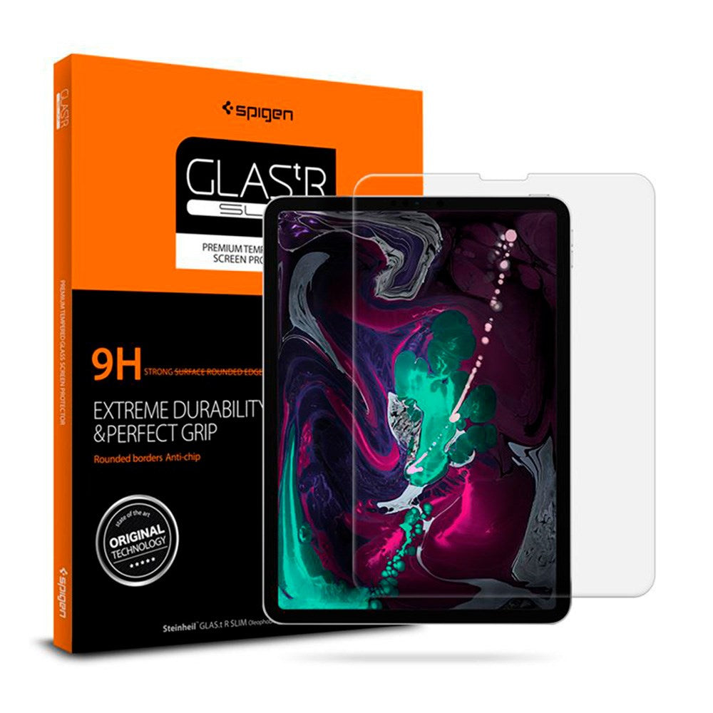 iPad Air (2022 / 2020) / 11" Pro (2022 / 2021 / 2020 / 2018) Spigen Glass.Tr Slim Screen Protector - Herdet glass - Gjennomsiktig