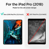 iPad Pro 12,9" (2022 / 2021 / 2020 / 2018) Spigen Glass.Tr Slim Skjermbeskytter - Herdet glass - Gjennomsiktig