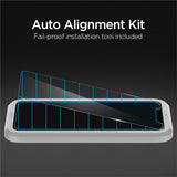 iPhone 11 Pro / X / Xs Spigen Alignmaster Glas.tR Skjermbeskytter 2. Del - Veskevennlig - Gjennomsiktig