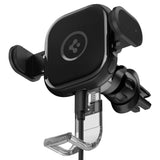 Spigen OneTap Universal 15W billader - Luftventil - Maks mobil: 64 - 92 mm - Svart