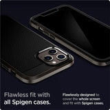 iPhone 12 Pro Max Spigen EZ Fit Glas.tR Skærmbeskyttelse 2. Stk - Case Friendly - Gennemsigtig