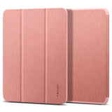 iPad Air 10.9-11" (2025-2020) Spigen Urban Fit Stof Flip Cover m. Pen Holder - Rose Gold