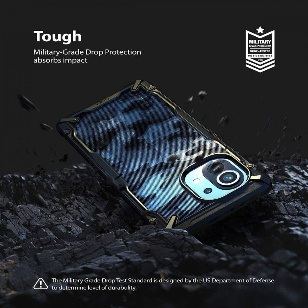 Xiaomi Mi 11 Ringke Fusion X-deksel - Svart Camo