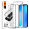 iPhone 16e / 14 / 13 / 13 Pro Spigen skjermbeskytter - 2-pack - Black Edge