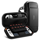 Spigen Storage Case for Nintendo Switch / OLED m. Håndleddsstropp - Svart