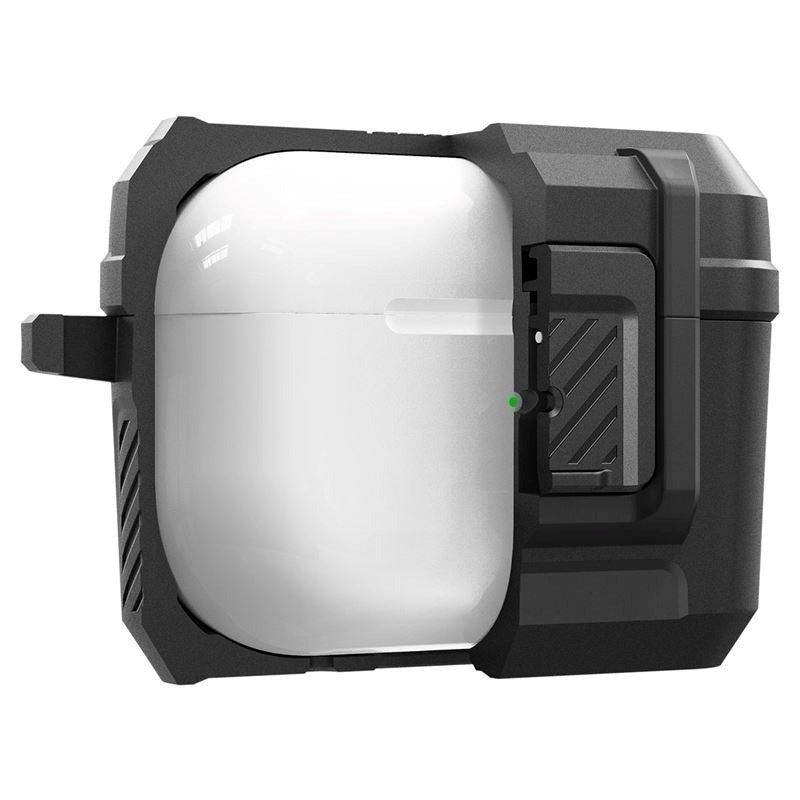 Spigen Lock Fit Apple AirPods Pro (2nd Gen.) Case w. Karabinkrok - Svart