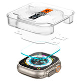 Spigen Apple Watch Ultra 1/2 (49 mm) EZ Fit GLAS.tR Skjermbeskytter - 2-Pack - Gjennomsiktig