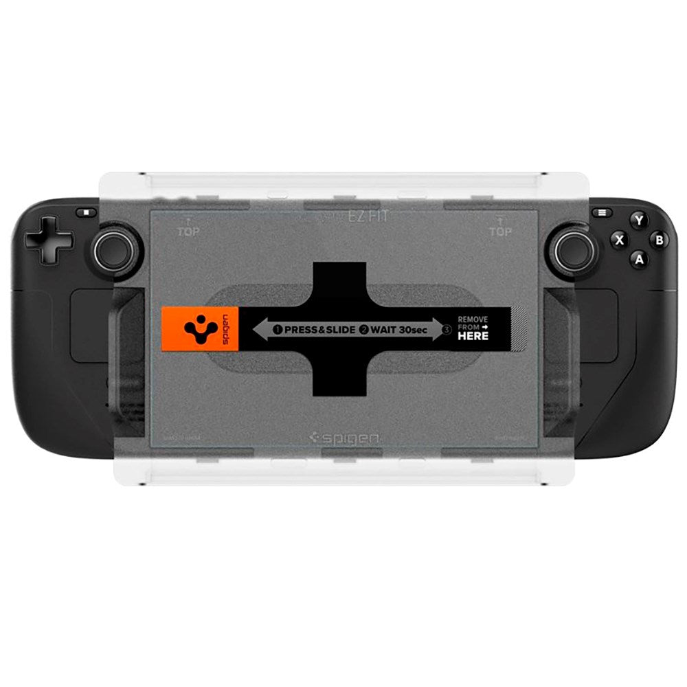 Ventil Steam Deck / OLED Spigen EZ Fit Glas.tR Skjermbeskytter - Veskevennlig - Gjennomsiktig