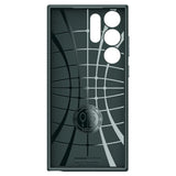 Spigen - Liquid Air fleksibelt plastdeksel - Samsung Galaxy S23 Ultra - Grønn