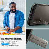 Samsung Galaxy S23 Spigen Tough Armor-deksel m. Stativ - Grønn