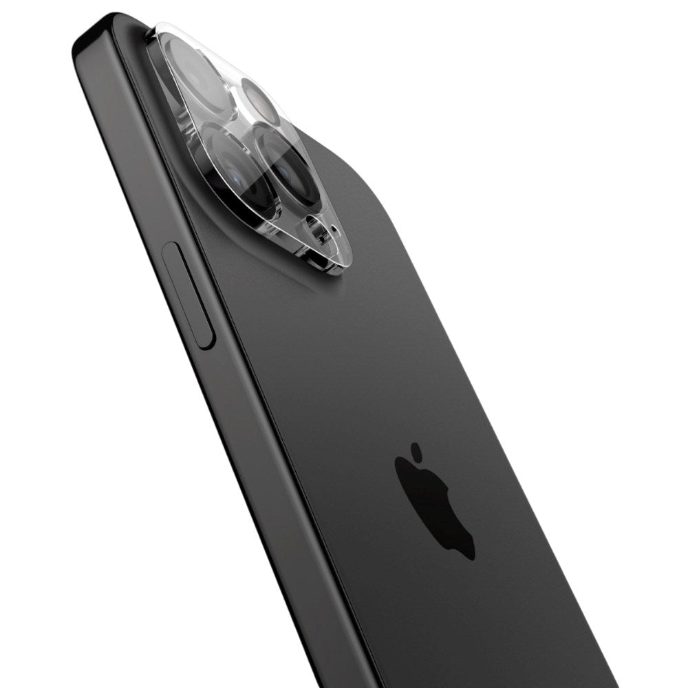 iPhone 16 Pro / 16 Pro Max / 15 Pro / 15 Pro Max / 14 Pro / 14 Pro Max Spigen Glass tR Optik Kameraglas - 2 stk - Gennemsigtig