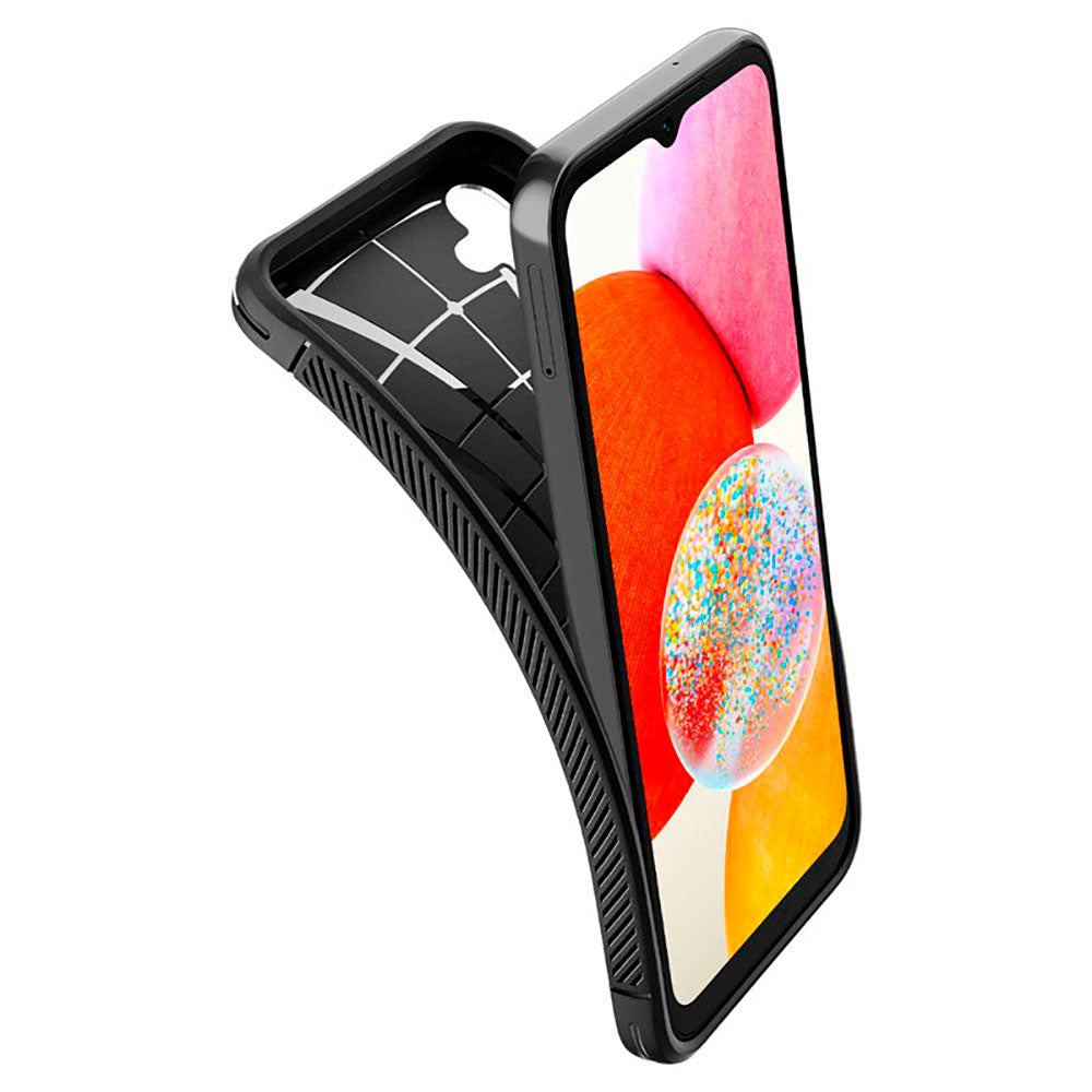 Samsung Galaxy A14 / A14 (5G) Spigen Rugged Armor Bakdeksel - Svart