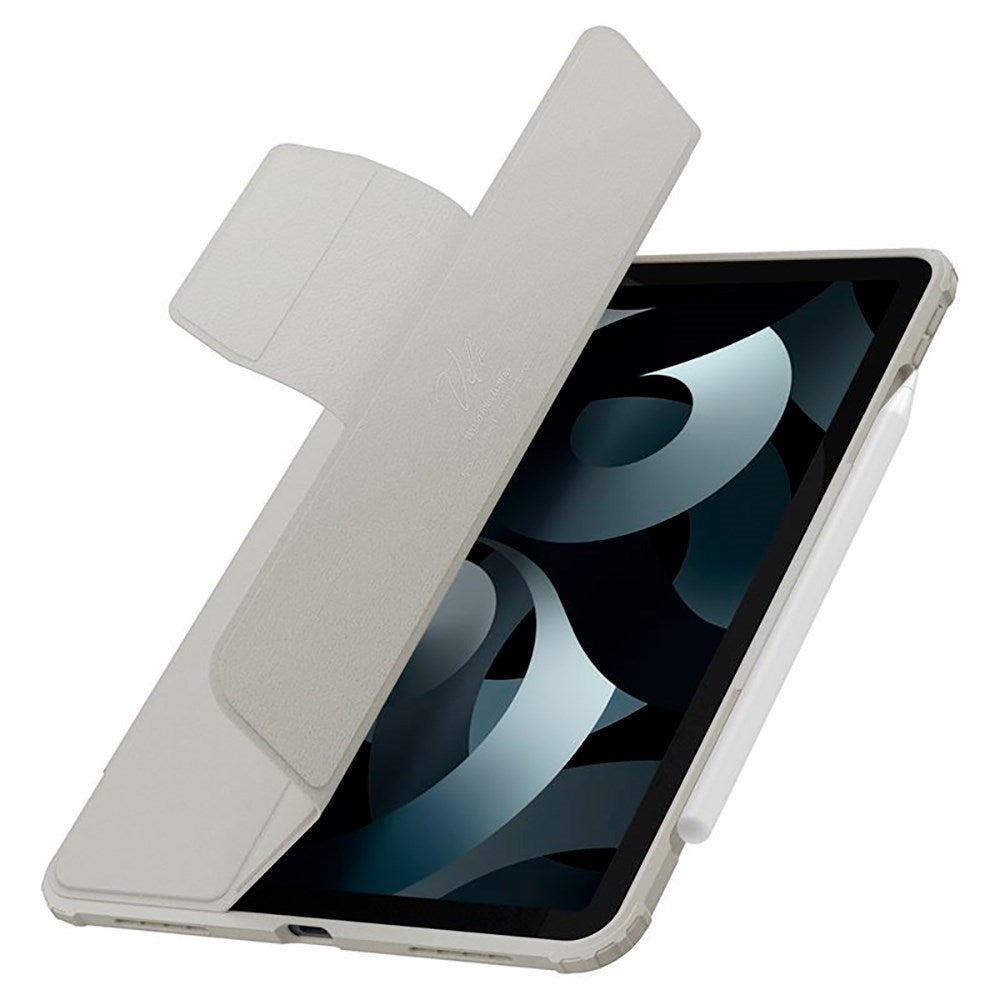 iPad Air 10,9-11" (2025-2020) Spigen Air Skin Pro Leather Flip Cover - Grå 