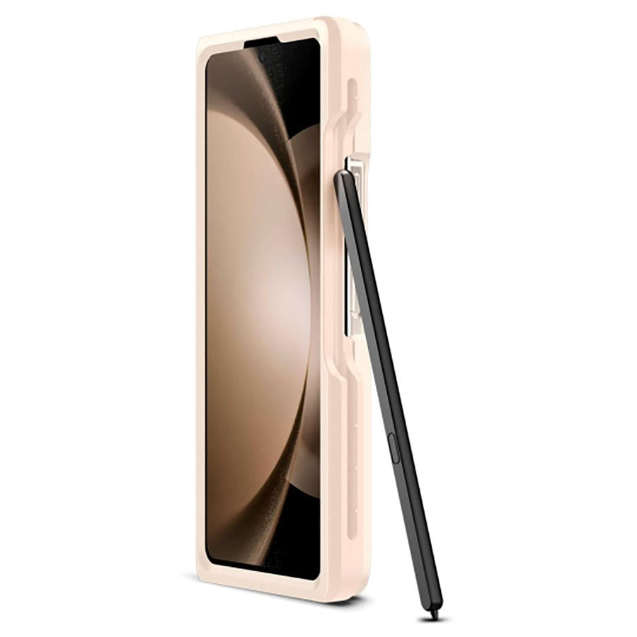 Samsung Galaxy Z Fold 5 Spigen Thin Fit Bakdeksel - Kremhvit