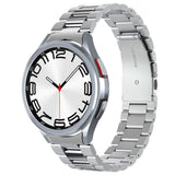 Spigen Samsung Galaxy Watch 6 Classic (47mm) Modern Fit Band - Rustfri Stål Rem inkl. Link Remover - Sølv