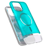 iPhone 15 Pro Max Spigen Classic C1 Bagside Cover - MagSafe Kompatibel - Turkis