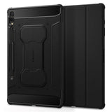 Samsung Galaxy Tab S9+ (Plus) Spigen Rugged Armor Pro Flip Case - Sort