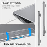 MacBook Air 15" M2/M3/M4 (2023-2025) Spigen Thin Fit-deksel - Krystallklar