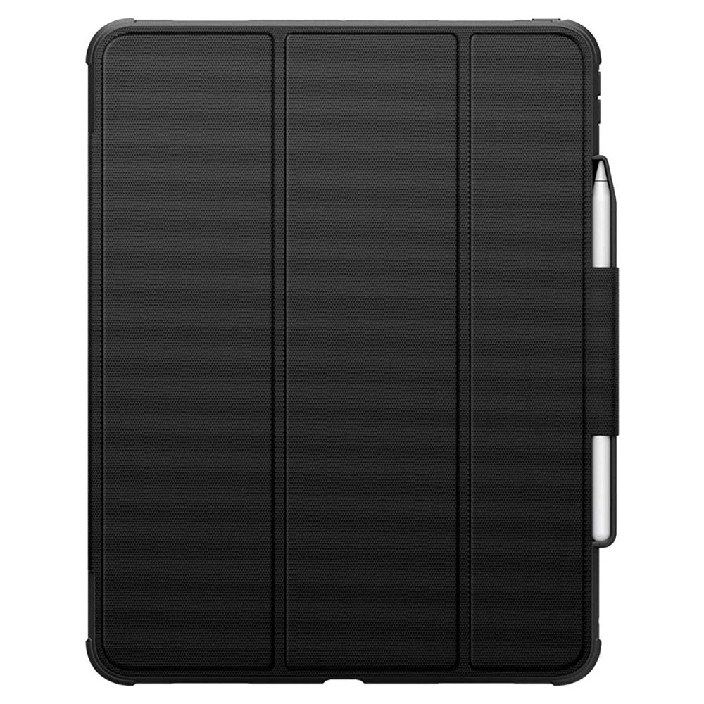 iPad Pro 13" (2024) Spigen Rugged Armor Pro Flip Cover m. Apple blyantholder - svart