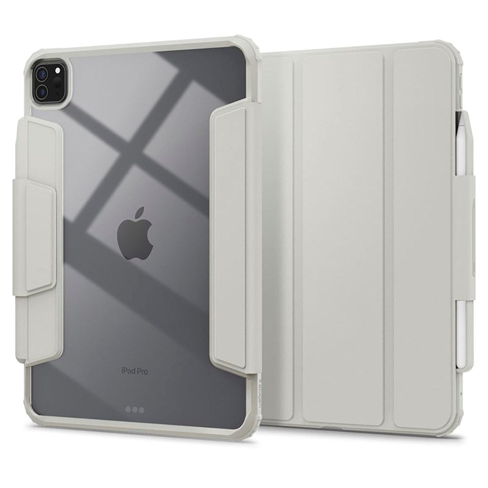 iPad Pro 11" (2025 / 2024) Spigen Air Skin Pro Læder Flip Cover - Grå