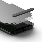 Samsung Galaxy S23 Ultra Slim Dual Easy Wing Screen Film - Veskevennlig - Personvernfunksjon - Svart